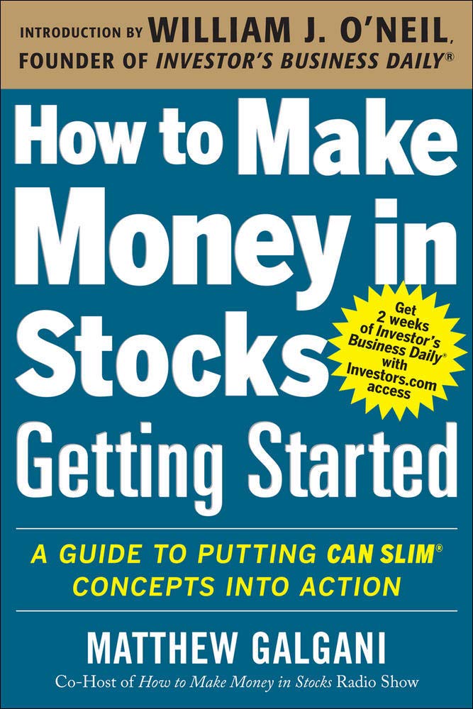 Book cover for "How to Make Money in Stocks Getting Started" by Sureshotbooks, featuring stock market and investing concepts.