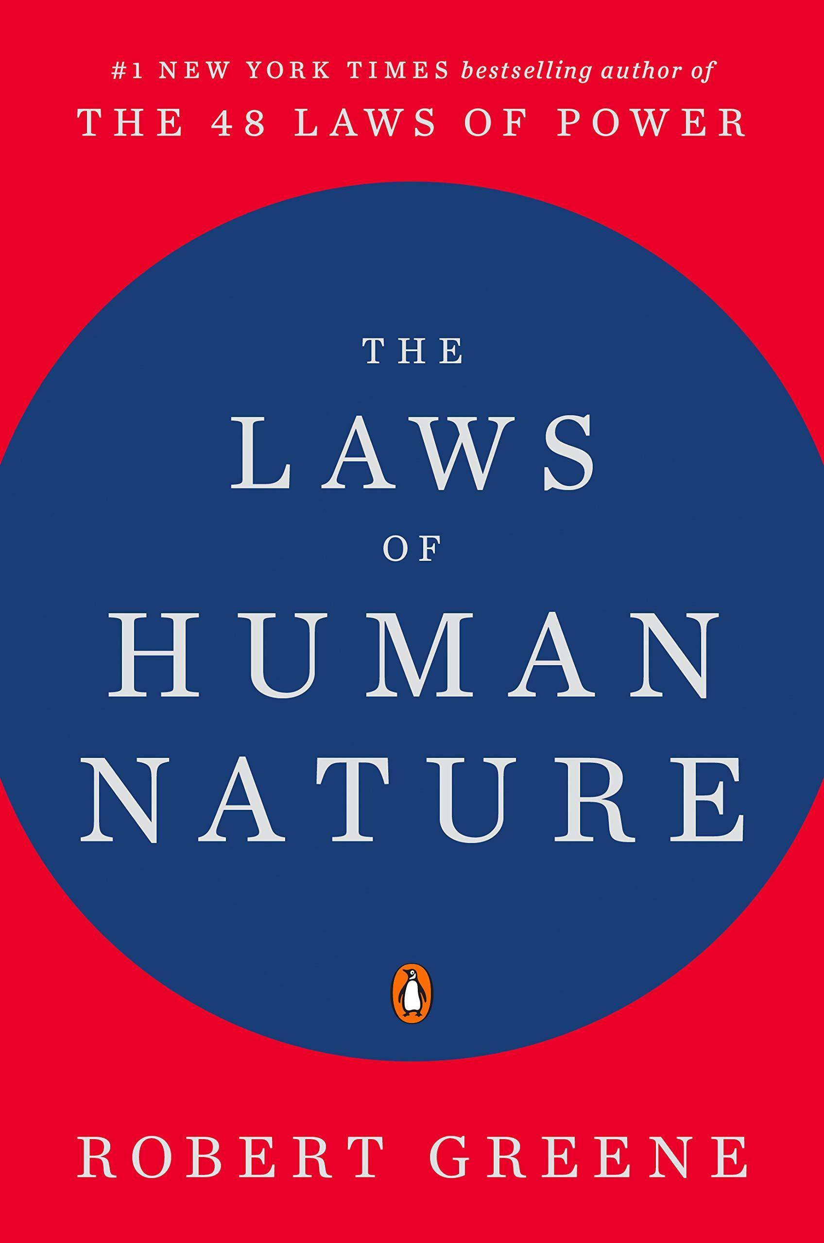 Cover of "The Laws of Human Nature" book by The Laws Of Human Nature, featuring a dark cover with title text.