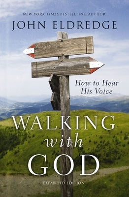 Paperback book titled "Walking with God: How to Hear His Voice" by Thomas Nelson, featuring a serene cover design.
