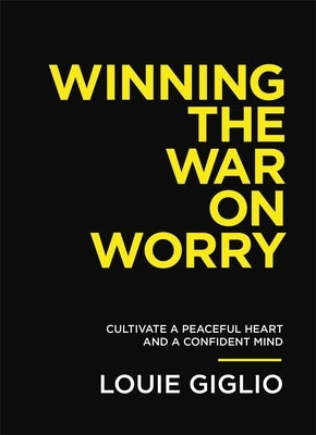 Paperback book titled "Winning the War on Worry" by Thomas Nelson, featuring a peaceful, calming cover design.