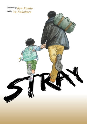 Paperback manga titled "Stray" by Titan Manga, featuring vibrant cover art with characters and dynamic illustrations.
