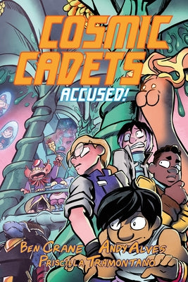 Paperback of Cosmic Cadets Book Two: Accused! by Top Shelf Productions, showing the book cover with title and cosmic-themed artwork.