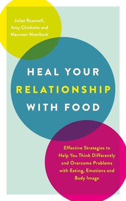Paperback book titled "Heal Your Relationship with Food" by Trigger Publishing, featuring the cover with title and author.