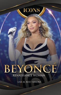 Paperback book titled Beyoncé: Renaissance Woman by Twenty-First Century Books, featuring a cover image with vibrant colors and artistic design.