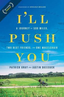Paperback book titled "I'll Push You" by Tyndale House Publishers, showing the cover with a journey theme and two friends.