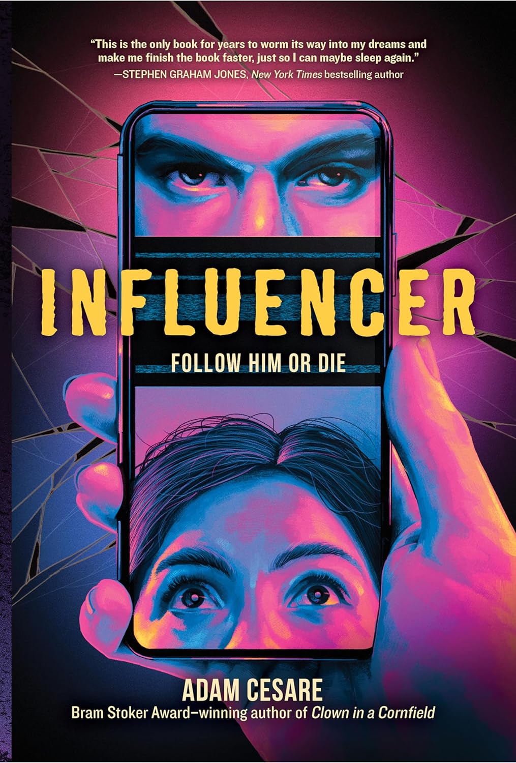 Cover of "Influencer," a young adult fantasy epic novel published by Union Square & Co. featuring vibrant fantasy artwork.