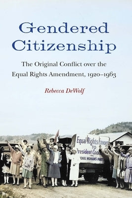 Hardcover book titled "Gendered Citizenship" by University of Nebraska Press, showing the book cover with title and author details.