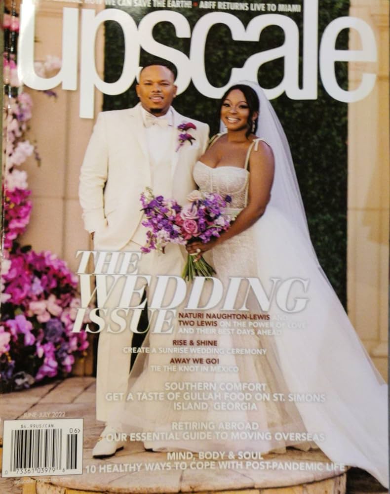 Upscale Magazine cover showcasing elegant design and lifestyle content, featuring vibrant colors and modern typography.