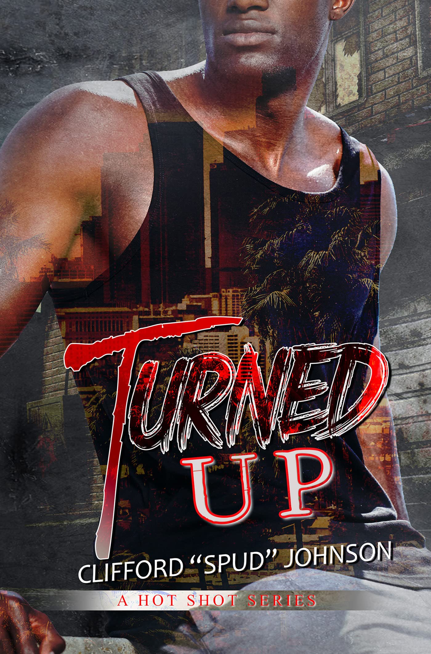Paperback novel "Turned Up" by Urban Books, featuring a colorful cover with bold lettering and urban-themed artwork.