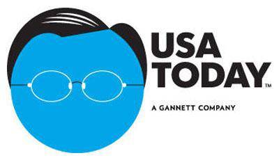 USA 12 Months 5-Day Delivery subscription card for 12 months, featuring USA Today branding and a blue and white design.