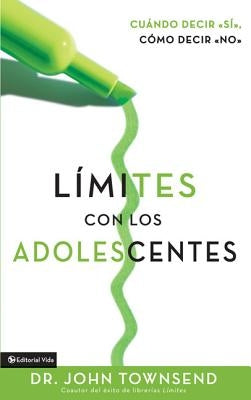 Paperback book titled "Límites Con Los Adolescentes" by Vida Publishers, showing the cover with title and author details.