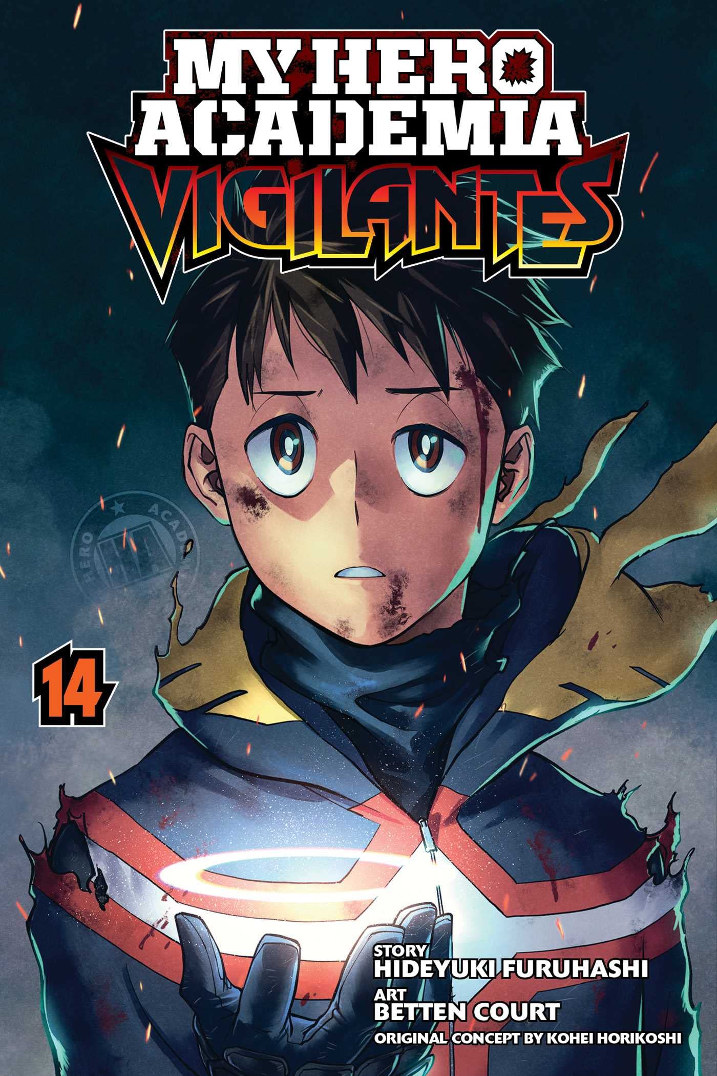 Paperback of My Hero Academia: Vigilantes, Vol. 14 by VIZ Media LLC, featuring the cover art with characters from the series.