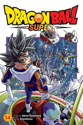 Paperback of Dragon Ball Super, Vol. 14 by Viz Media featuring cover art with characters from the manga series.