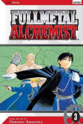 Paperback of Fullmetal Alchemist, Vol. 3 by Viz Media featuring the cover art of the manga series.