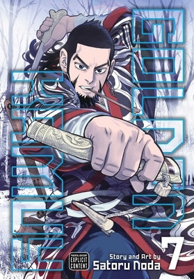 Paperback of Golden Kamuy Vol. 7 manga by Viz Media featuring cover art with characters from the series.