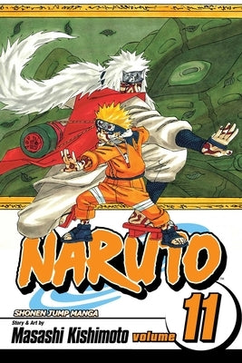 Paperback of Naruto Volume 11 by Viz Media featuring colorful manga cover art with characters from the series.