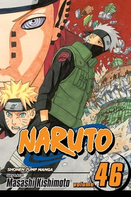 Paperback of Naruto Volume 46 by Viz Media featuring colorful cover art with characters from the manga series.
