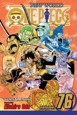 Paperback of One Piece, Vol. 76 by Viz Media, featuring colorful cover art with characters from the manga series.