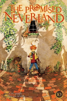 Paperback of The Promised Neverland, Vol. 10 by Viz Media, featuring cover art with characters and title from the manga series.