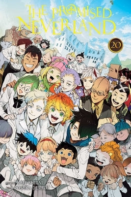 Paperback of The Promised Neverland, Vol. 20 by Viz Media showing the cover art with characters from the manga series.
