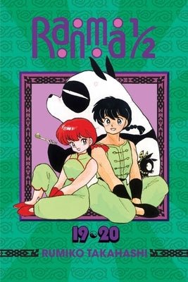 Paperback copy of Ranma 1/2 2-in-1 Edition, Vol. 10 by Viz Media, featuring colorful manga cover art.