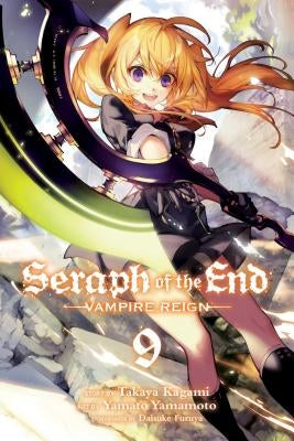 Paperback of Seraph of the End, Vol. 9 by Viz Media featuring cover art from the manga series.