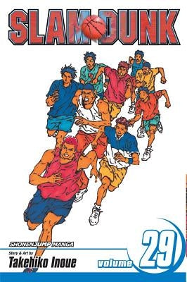 Paperback of Slam Dunk, Vol. 29 manga by Viz Media featuring the cover illustration with basketball players.