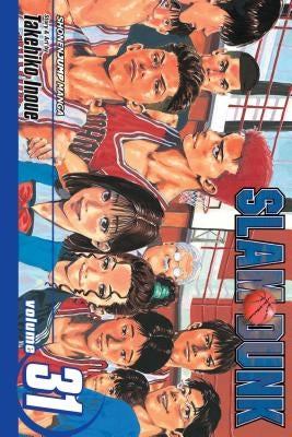Paperback of Slam Dunk, Vol. 31 manga by Viz Media featuring colorful cover art and Japanese basketball illustrations.