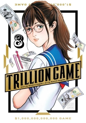 Paperback of Trillion Game, Vol. 8 by Viz Media featuring the manga's cover art and title on the front.