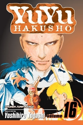 Paperback of YuYu Hakusho, Vol. 16 by Viz Media featuring colorful manga cover art with characters from the series.