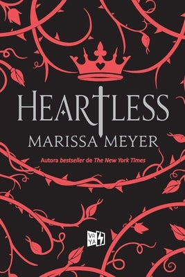 Paperback book titled "Heartless" by Vrya, showing the front cover with dark and moody artwork.