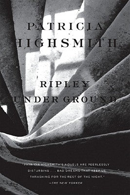 Paperback of "Ripley Under Ground" by W. W. Norton & Company showing the book cover with title and author text.