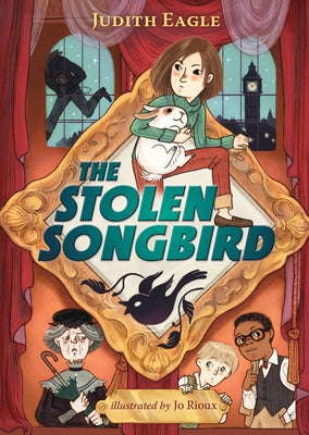 Paperback copy of "The Stolen Songbird" by Walker Books US showing the book cover with artwork and title on the front.