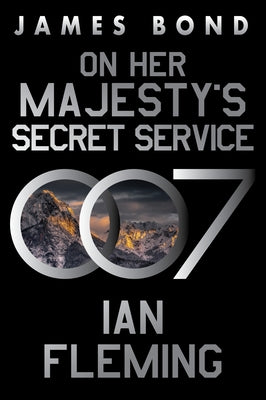 Paperback edition of "On Her Majesty's Secret Service" James Bond novel by William Morrow & Company, featuring a cover with Bond imagery.
