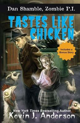 Paperback book titled "Tastes Like Chicken" by Wordfire Press, featuring a cover with colorful, eye-catching design.