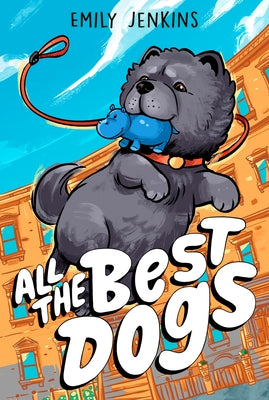 Paperback copy of "All the Best Dogs" by Yearling Books, featuring a colorful cover with various dog illustrations.