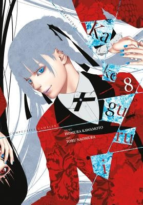 Paperback of Kakegurui - Compulsive Gambler - Vol. 8 by Yen Press, featuring cover art with characters from the manga series.