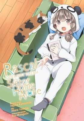 Paperback manga titled Rascal Does Not Dream of a Sister Home Alone by Yen Press, featuring the cover art.
