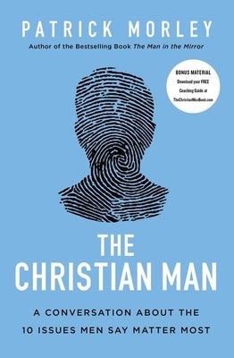 Paperback book titled "The Christian Man" by Zondervan showing the cover with a man in a thoughtful pose.